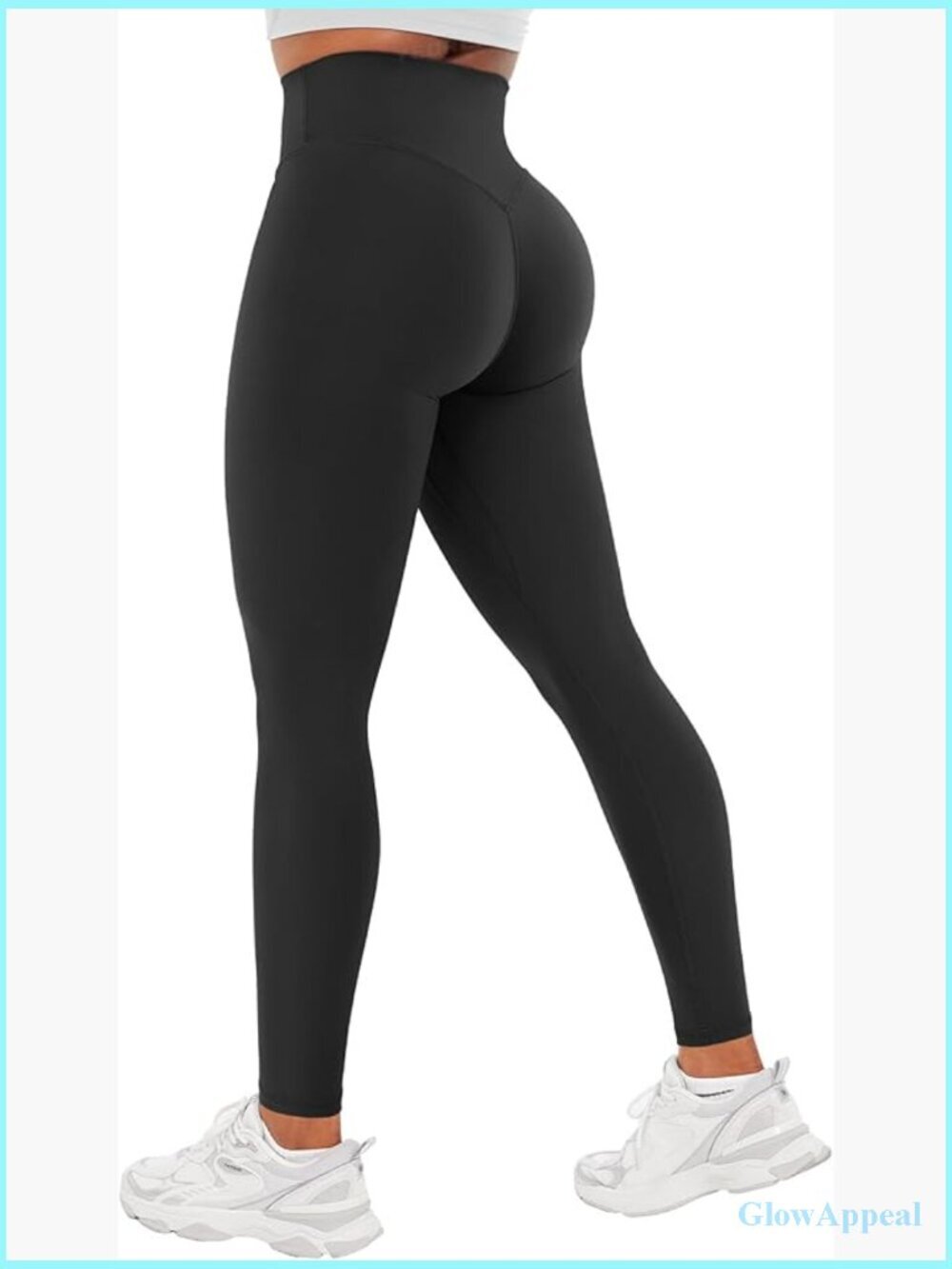High Waisted Scrunch Leggings with Tummy Control for Women Yoga Gym